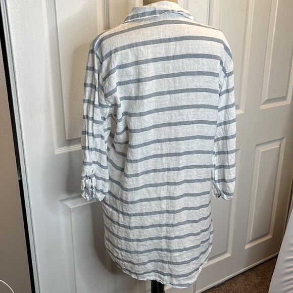 Viola Borghi Made in Italy Linen Button Down - Picture 3 of 6